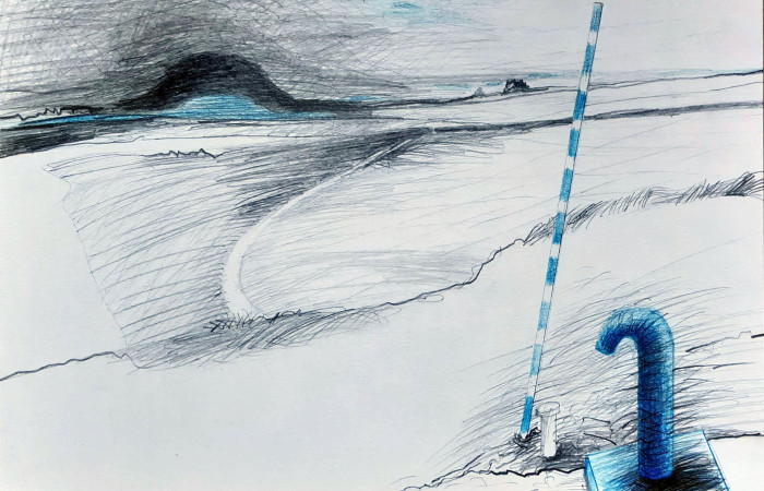 Marie_Strahovska_Krajina_s_Ripem_2_tuzka_papir_2022